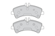 BRAKE PAD SET REAR MERCEDES SPRINTER FERODO OEM